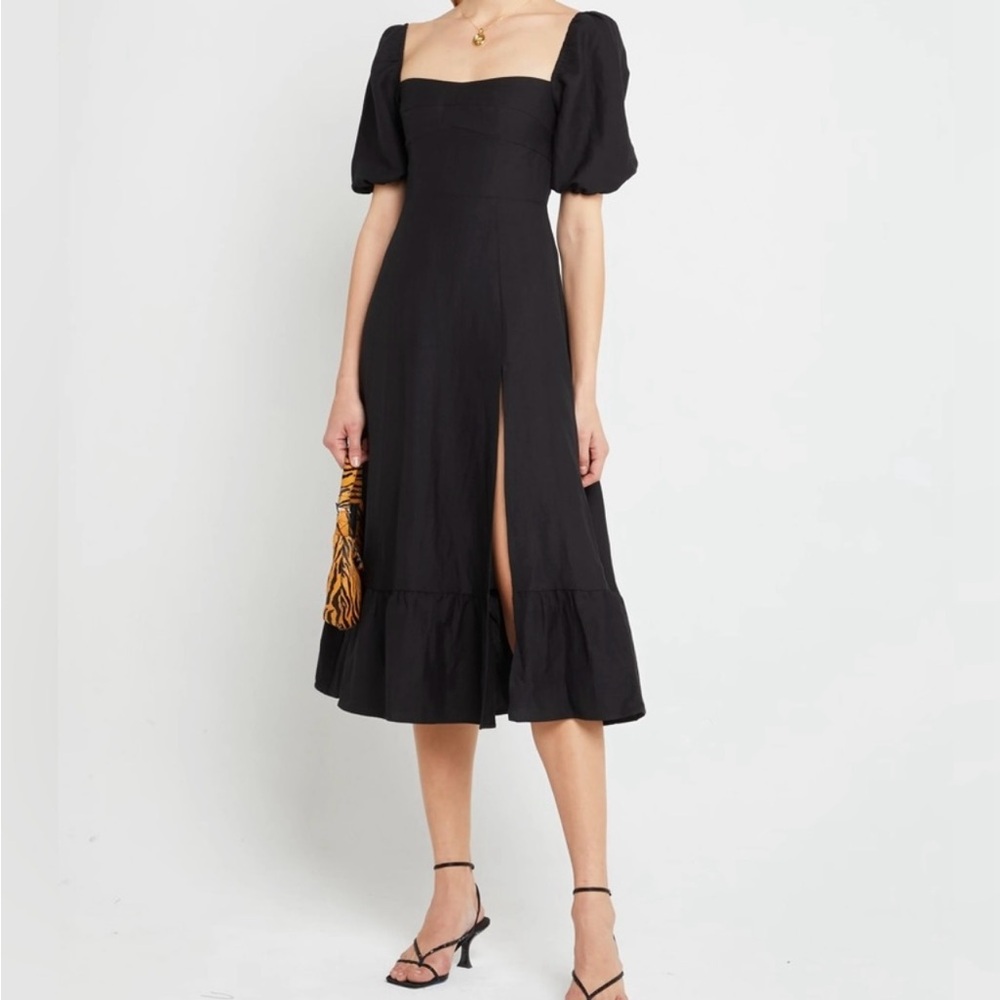 NEW WITH TAGS black o.p.t. Midi dress - Picture 3 of 6